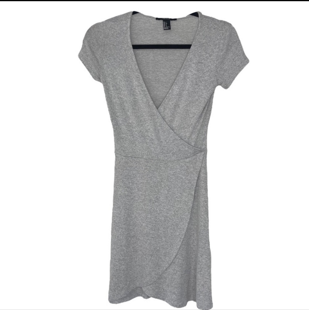 Forever21 Gray Wrap Dress